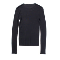 6397 L/S Heirloom T in Black