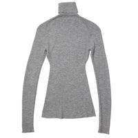 6397 Ribbed Turtleneck in Iron