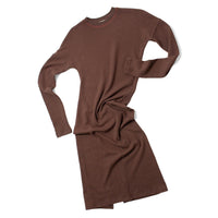 6397 Twisted Seam Dress in Soil