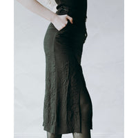 Hope Crush Skirt in Black Crinkle