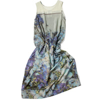 Anntian Silk Dress in Print Q