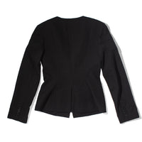 Apiece Apart Asma Blazer Top in Black