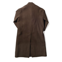 Apiece Apart Safaa High Neck Coat in Dark Olive