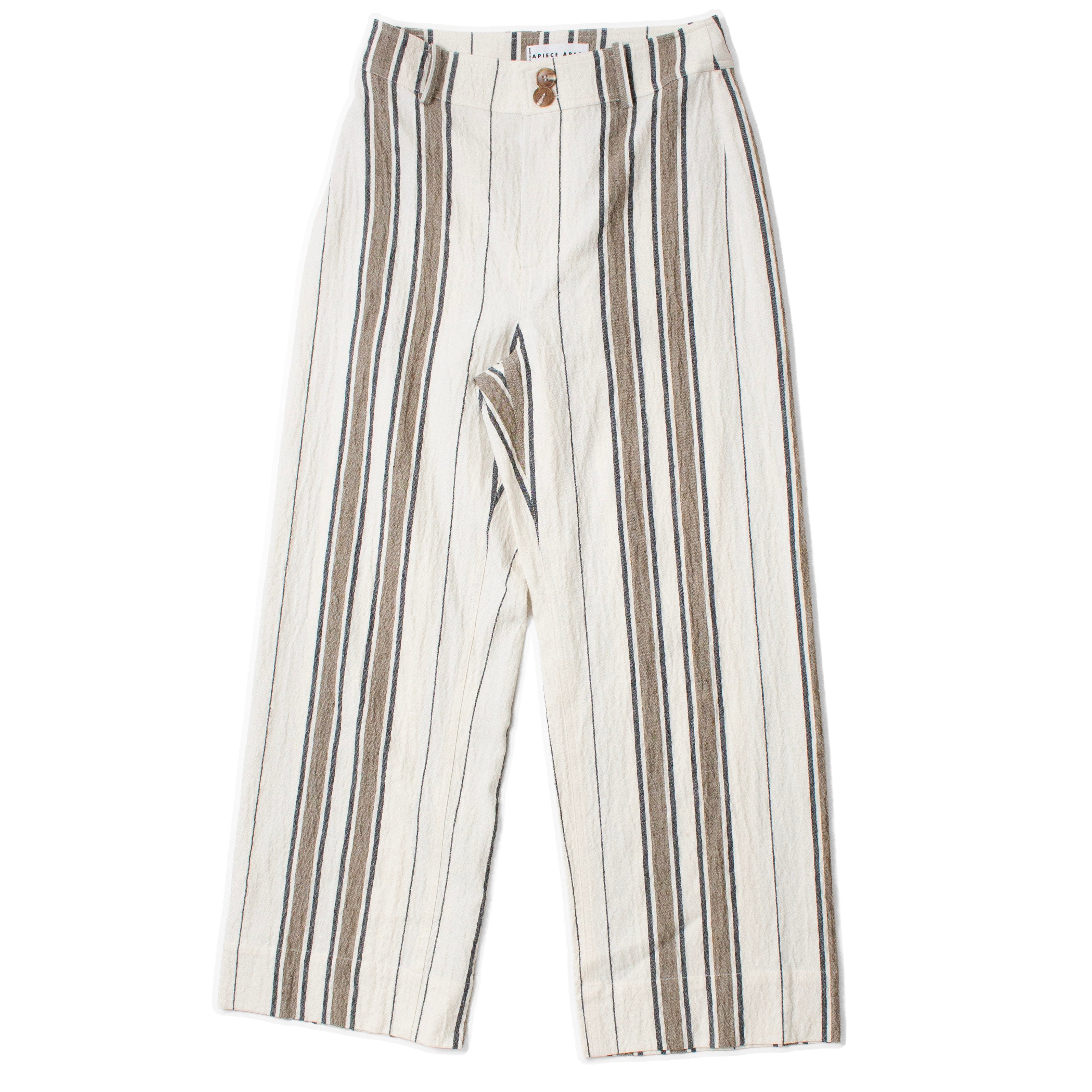 Apiece Apart Stripe Merida Pant in Affogato Stripe – JUDITH