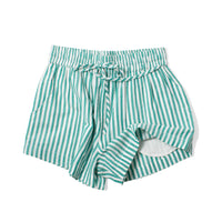 Apiece Apart Trail Short in Yarn Dye Stripe Green
