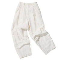 Apiece Apart Bari Cropped Trouser in Cream