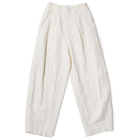 Apiece Apart Bari Cropped Trouser in Cream