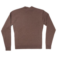 Auralee Super Fine Wool Knit Pullover in Top Brown