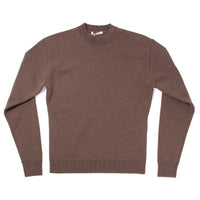 Auralee Super Fine Wool Knit Pullover in Top Brown