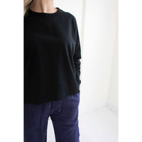 Studio Nicholson Loop Long Sleeve T-Shirt in Black