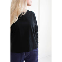 Studio Nicholson Loop Long Sleeve T-Shirt in Black