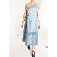 Baserange Eye Dress in Light Blue Wash