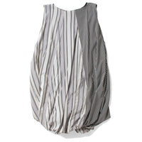Baserange Bella Dress in Grey Stripe