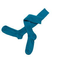Baserange Rib Knee Socks in Sphere Blue