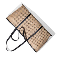 Bembien Margot Plage Tote in Black Rattan