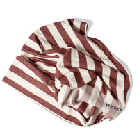 Bembien Plage Towel in Brown Stripe
