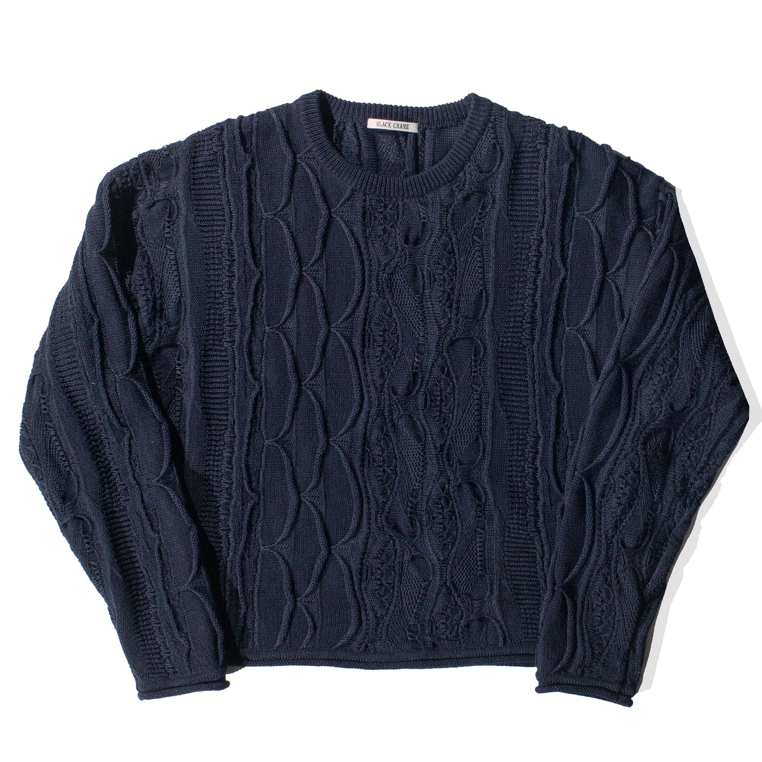 BlackCraneCableSummerKnitTopin