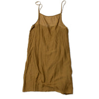Black Crane Cami Dress in Dark Olive