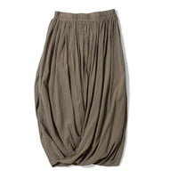 Black Crane Greek Column Skirt in Cement