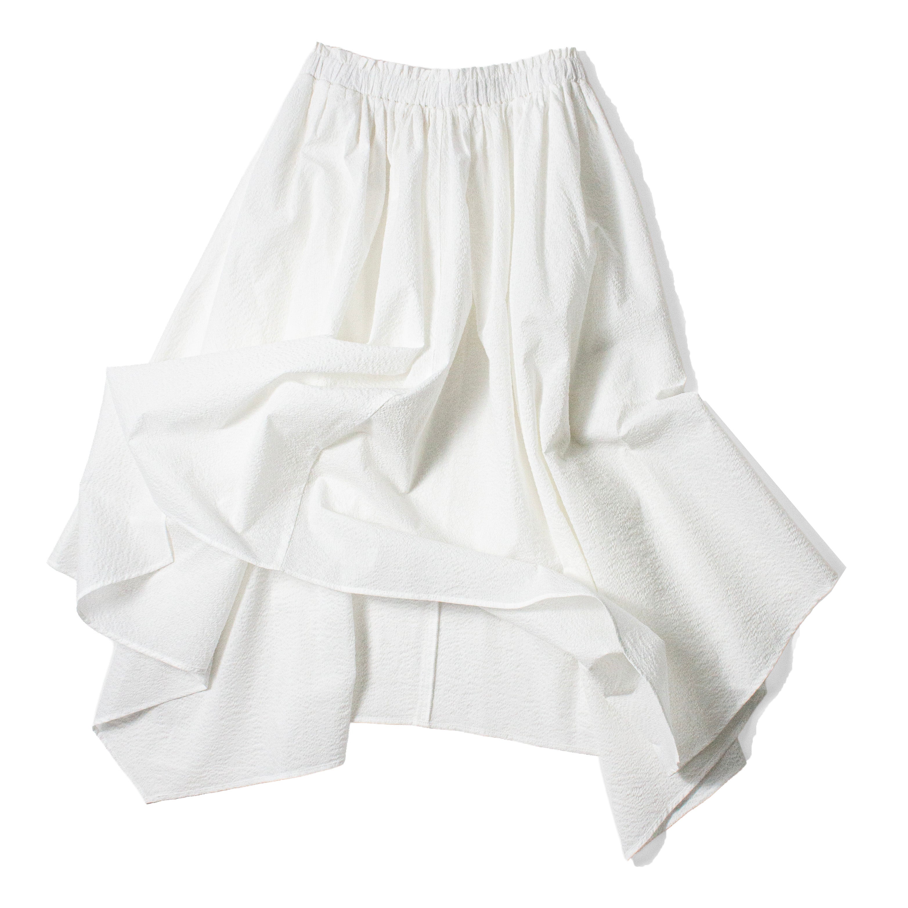 Black Crane Paper Skirt in White – JUDITH