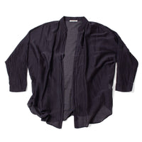 Black Crane Square Shirt in Faded Black