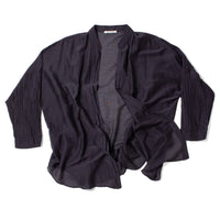 Black Crane Square Shirt in Faded Black
