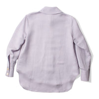 Caron Callahan Carissa Shirt in Lilac Silk Linen