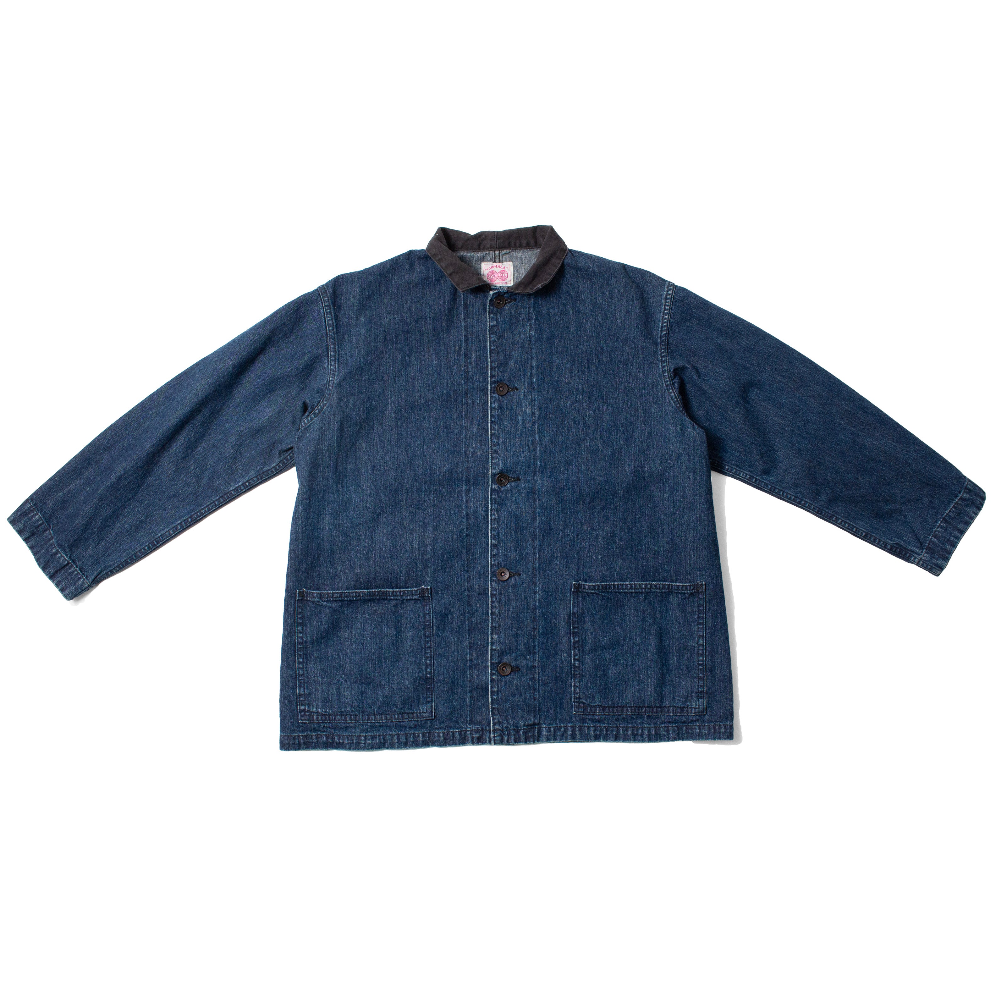 ジャケット・アウター chimala KNIT DENIM STANDCOLLAR JACKET Chimala Unisex Amoskeag Selvedge Denim Chore Jacket in Dark Wash