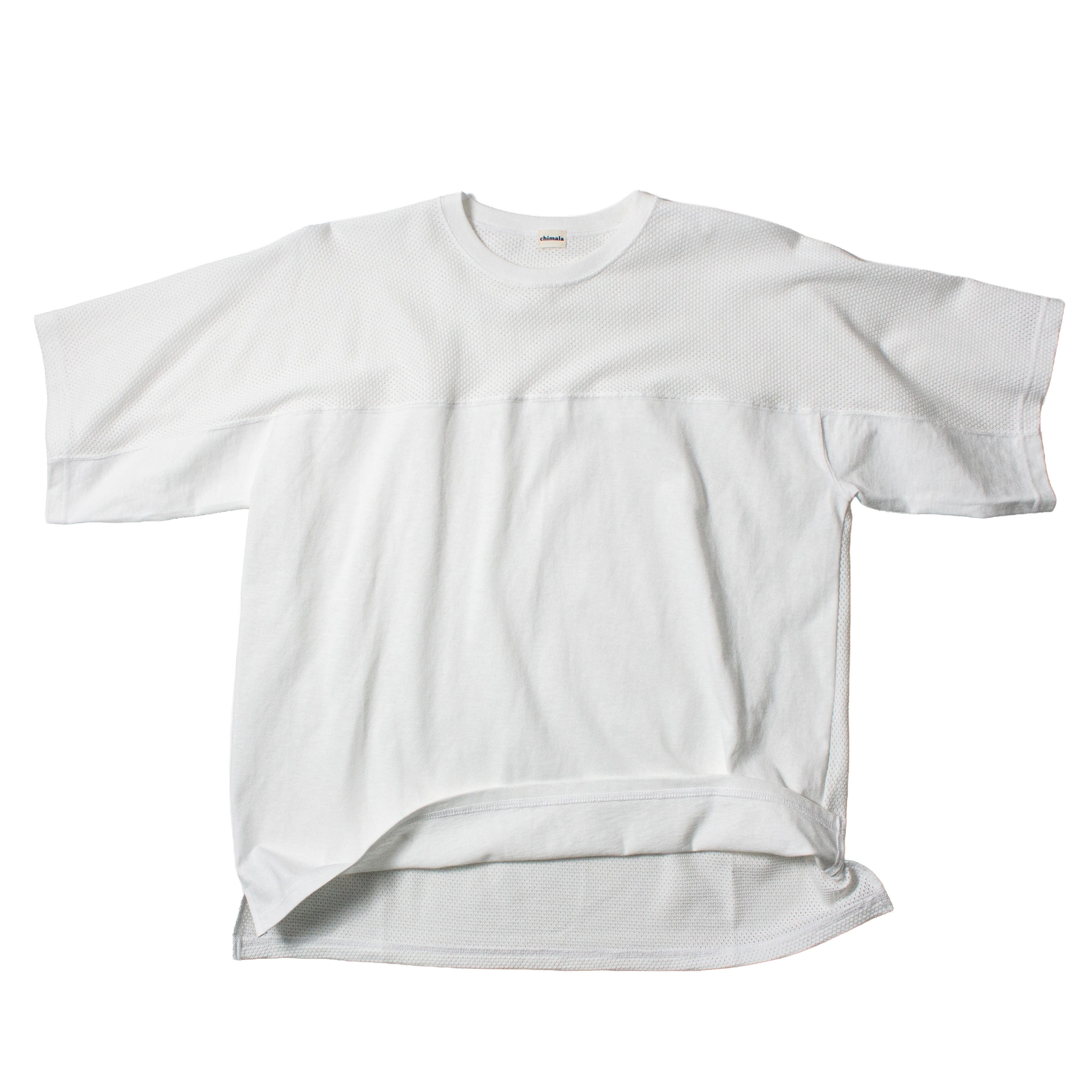 シャツ Surepeme Football Tee White L Chimala Unisex Cotton Fine Mesh Football Tee in Off White – JUDITH
