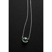 Daniella Samper Nacre Pendant Necklace in Jade