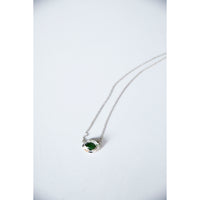 Daniella Samper Nacre Pendant Necklace in Jade