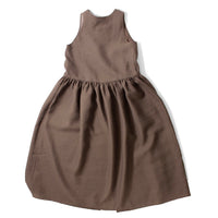 Eleph Anouk Bow Dress in Brown