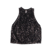 Eleph Marie Tank in Black Shine