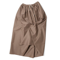 Eleph Wide Skirt in Brown Check