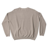 Evam Eva Cotton Paper Yarn Pullover in Otter Grey