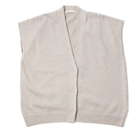 Evam Eva Roving Cotton Vest in Ecru