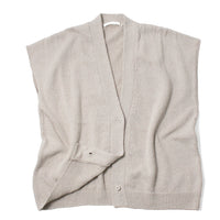 Evam Eva Roving Cotton Vest in Ecru