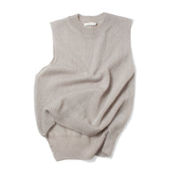 Evam Eva Mohair Silk Vest in Grege