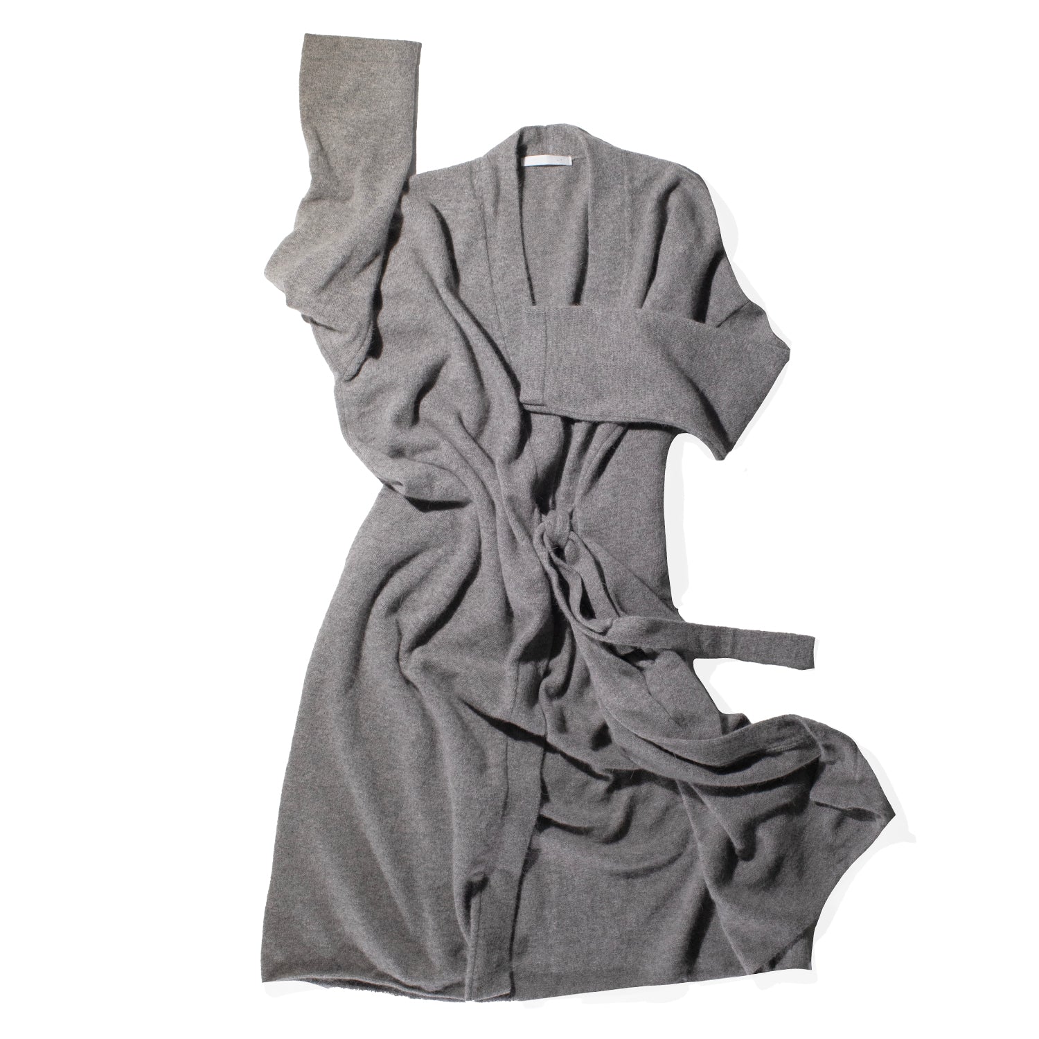 Evam Eva Wool Sable Robe in Gray