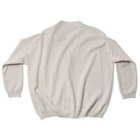 Evam Eva Cotton Paper Yarn Cardigan in Ivory