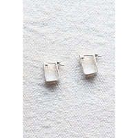 Fay Andrada Nuppi Small Hoops in Silver