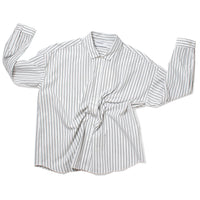 Fabiana Pigna Segun Blouse in Black White Pinstripe