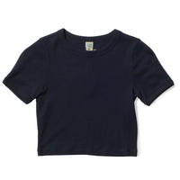 Flore Flore Car Cropped in Navy