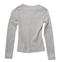 Flore Flore Jill Longsleeve in Heather Grey