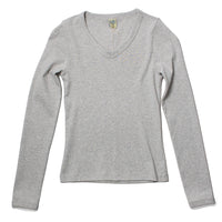Flore Flore Jill Longsleeve in Heather Grey