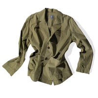 Grei Box Blazer in Army Green
