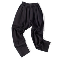 Grei Pleated Cruiser Pant in Black