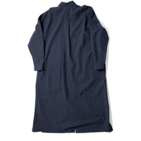 Grei Relaxed Kaftan Shirt Dress in Midnight
