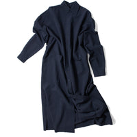 Grei Relaxed Kaftan Shirt Dress in Midnight