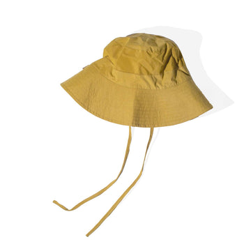 Grei Wide Brim Bucket Hat in Bright Olive